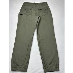 Royalty for Me Olive Green Cargo Jogger Pants Utility Carpenter Trousers 28x27
